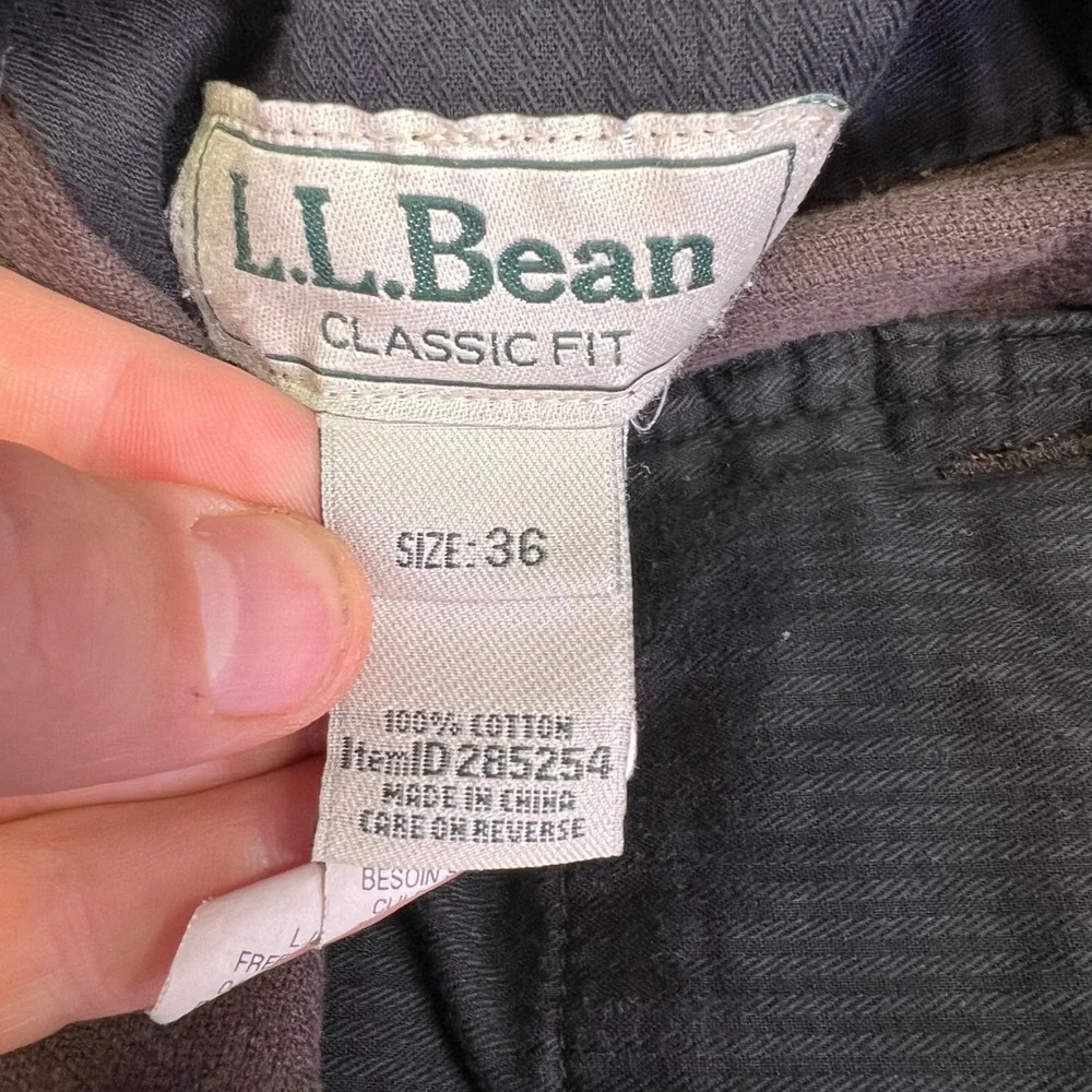 LL Bean Corduroy Pants Mens 35x31 Brown Classic Fit Casual Heritage Outdoors
